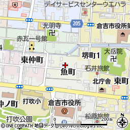 鳥取県倉吉市魚町2522周辺の地図