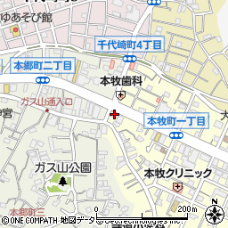 ローソン横浜本牧町一丁目店周辺の地図