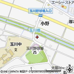 神奈川県厚木市小野130周辺の地図