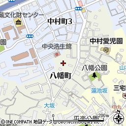 坂山荘周辺の地図
