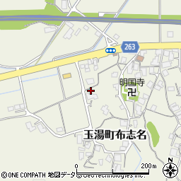 島根県松江市玉湯町布志名363周辺の地図