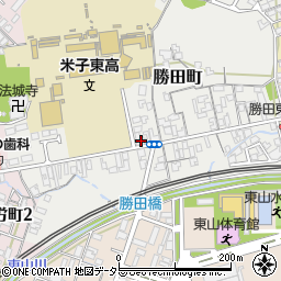鳥取県米子市勝田町9周辺の地図