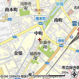 河原時計店周辺の地図