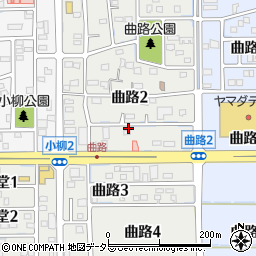 岐阜県北方町（本巣郡）曲路周辺の地図