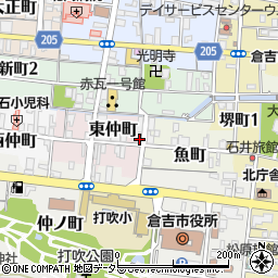 鳥取県倉吉市東仲町2573周辺の地図