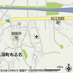 島根県松江市玉湯町布志名202周辺の地図
