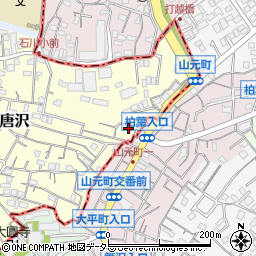 神奈川県横浜市南区唐沢9-5周辺の地図