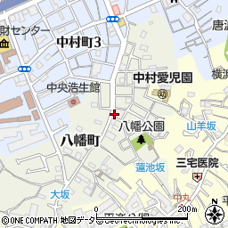 神奈川県横浜市南区八幡町15-2周辺の地図