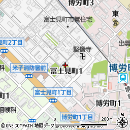 鳥取県米子市冨士見町1丁目74周辺の地図