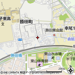 鳥取県米子市勝田町322周辺の地図