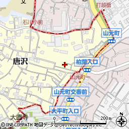 神奈川県横浜市南区唐沢12周辺の地図