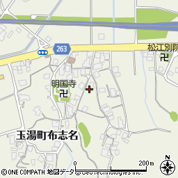島根県松江市玉湯町布志名217周辺の地図