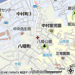 神奈川県横浜市南区八幡町15周辺の地図