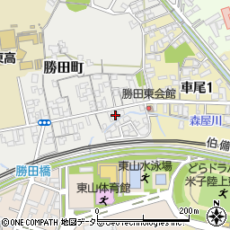 鳥取県米子市勝田町331周辺の地図