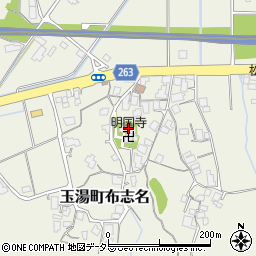 島根県松江市玉湯町布志名191周辺の地図