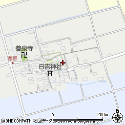 滋賀県長浜市尊野町128周辺の地図