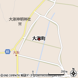 岐阜県瑞浪市大湫町周辺の地図