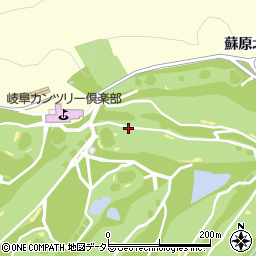 岐阜県各務原市蘇原北山町周辺の地図
