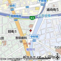 ポストスタッフ横浜周辺の地図