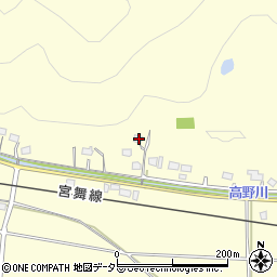 京都府舞鶴市高野由里414周辺の地図