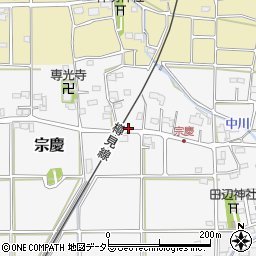 岐阜県本巣市宗慶90周辺の地図