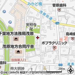 千葉県茂原市高師1048周辺の地図