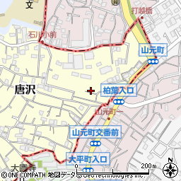 神奈川県横浜市南区唐沢10周辺の地図