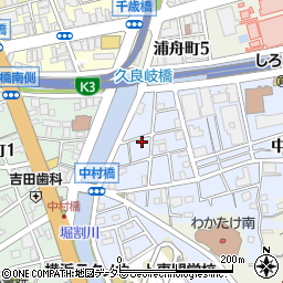 プランドール阪東橋周辺の地図
