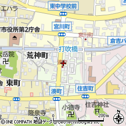 鳥取県倉吉市湊町628周辺の地図