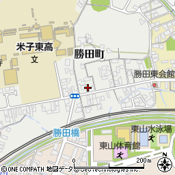 鳥取県米子市勝田町29周辺の地図