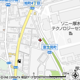 神奈川県厚木市旭町4丁目8周辺の地図