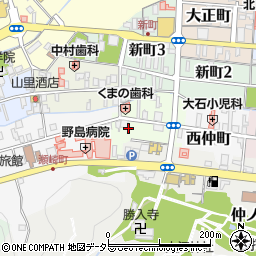 株式会社豊田ガラス建材　西町店周辺の地図