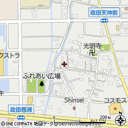 岐阜県本巣市政田1468-1周辺の地図