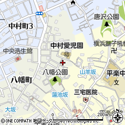 神奈川県横浜市南区八幡町19周辺の地図