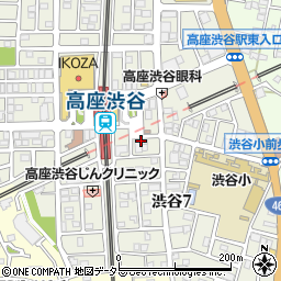 さがみ農業共同組合渋谷支店周辺の地図