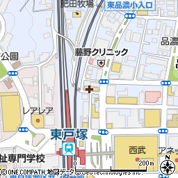 マクオス東戸塚周辺の地図