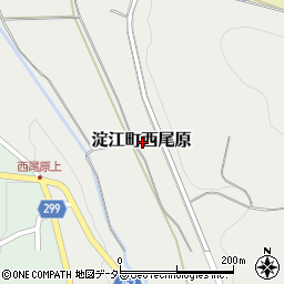 鳥取県米子市淀江町西尾原周辺の地図