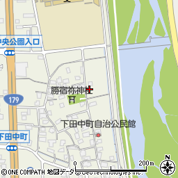 鳥取県倉吉市下田中町164周辺の地図