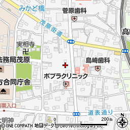 千葉県茂原市高師1015周辺の地図