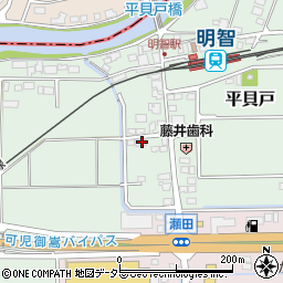 岐阜県可児市平貝戸55周辺の地図