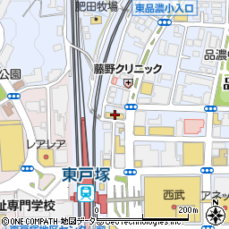 マクオス東戸塚周辺の地図