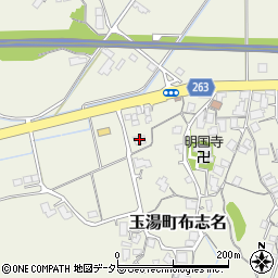 島根県松江市玉湯町布志名372周辺の地図
