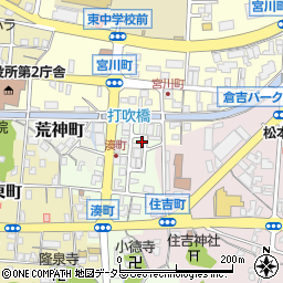 鳥取県倉吉市湊町642周辺の地図