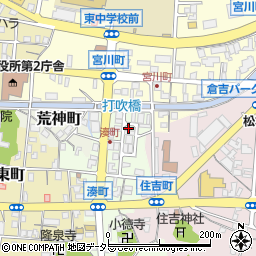 鳥取県倉吉市湊町645周辺の地図
