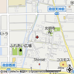 岐阜県本巣市政田1466周辺の地図