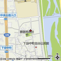 鳥取県倉吉市下田中町104周辺の地図