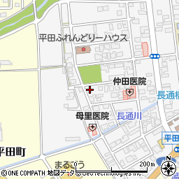 島根県出雲市西平田町周辺の地図