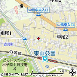 タカサキ美容室周辺の地図