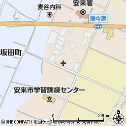島根県安来市今津町周辺の地図