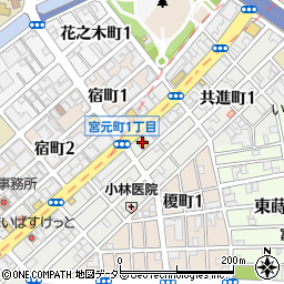 神奈川県横浜市南区宮元町1丁目24周辺の地図